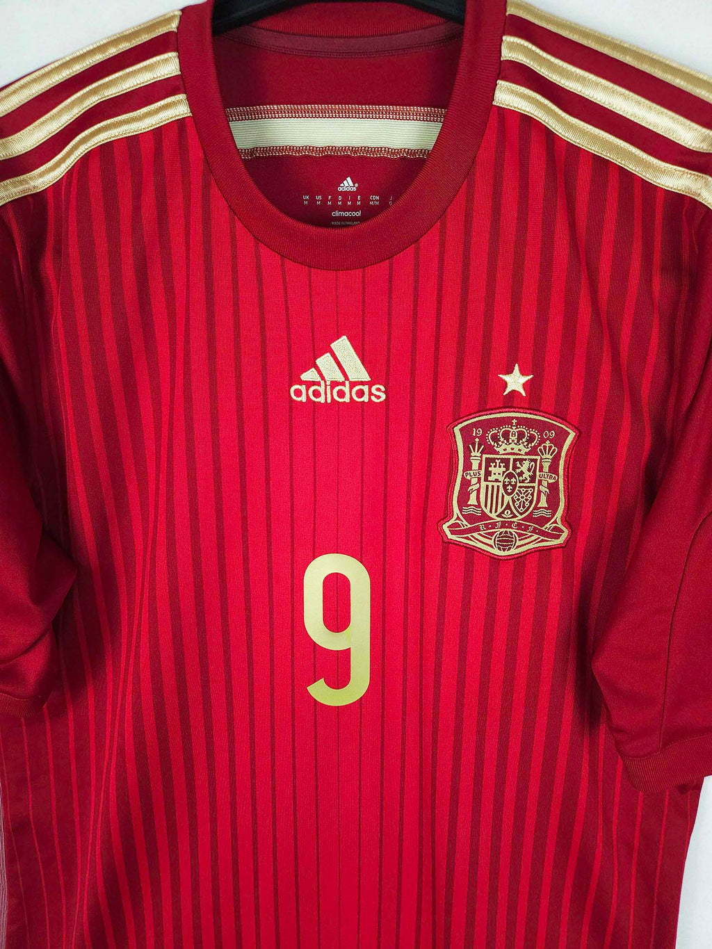 2014-15 Spain Home Shirt Torres #9