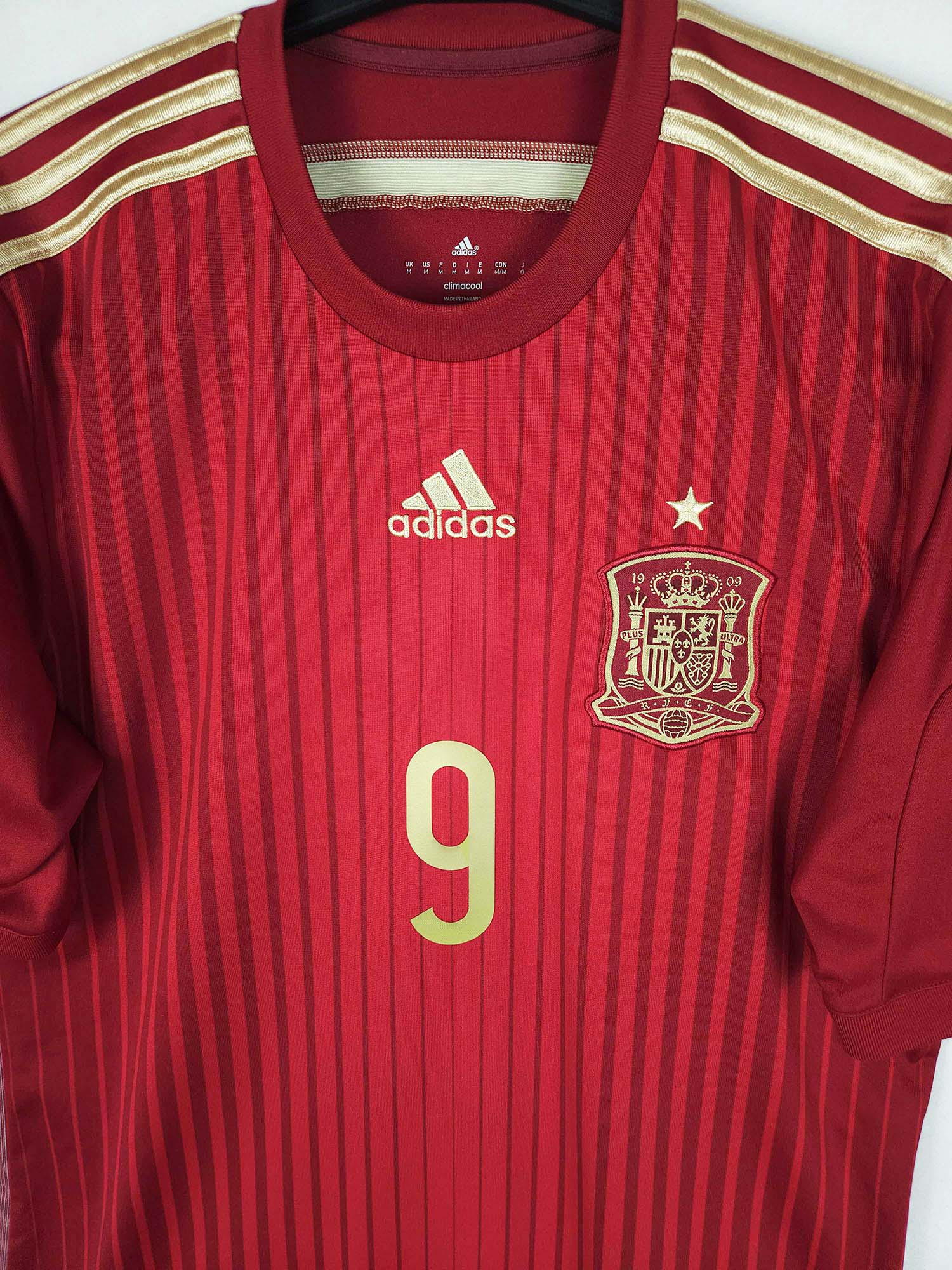 2014-15 Spain Home Shirt Torres #9