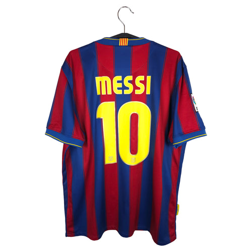 2009-10 Barcelona Home Shirt Messi #10 - back view