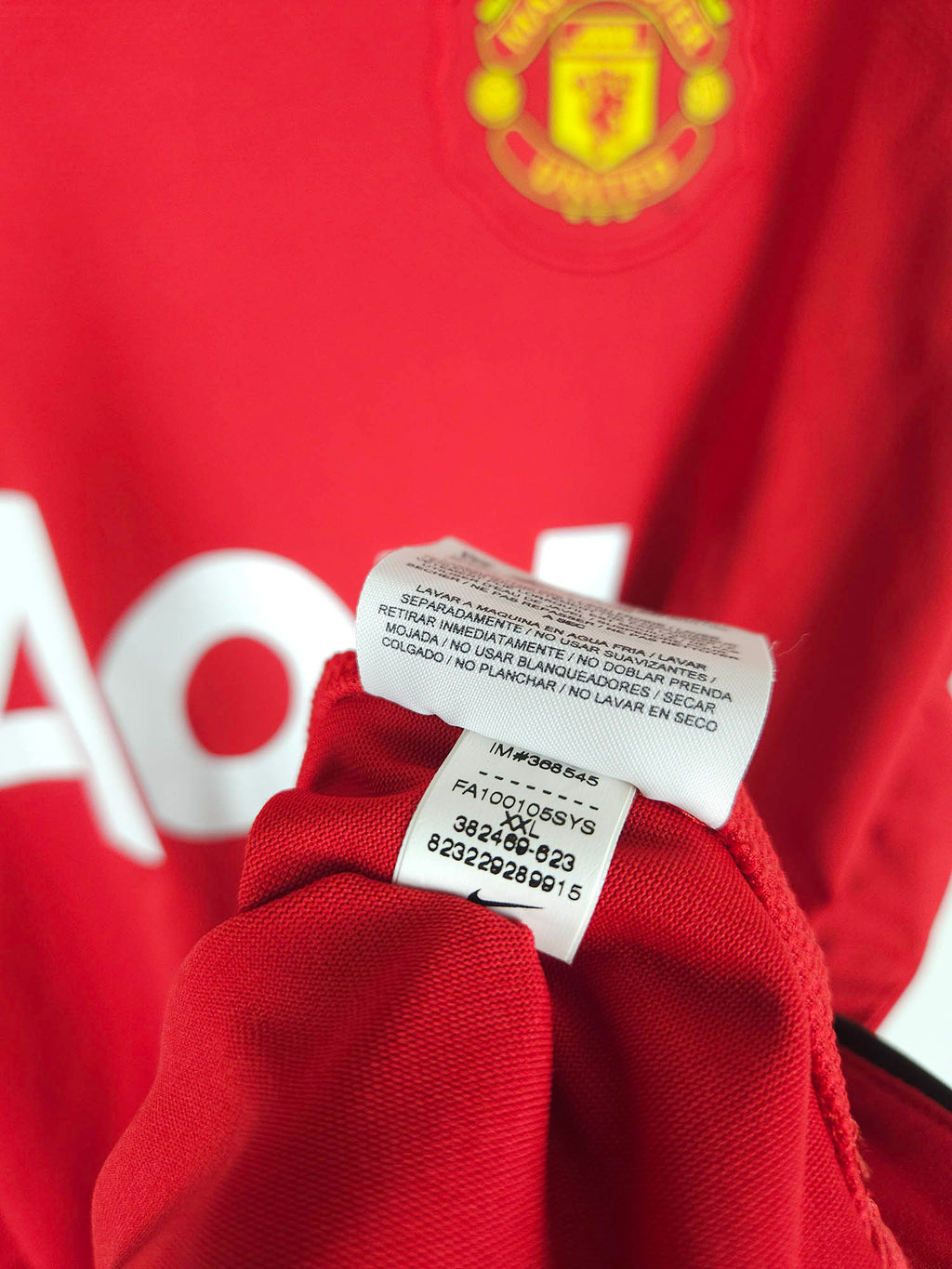 2010-11 Manchester United Home Shirt Berbatov #9