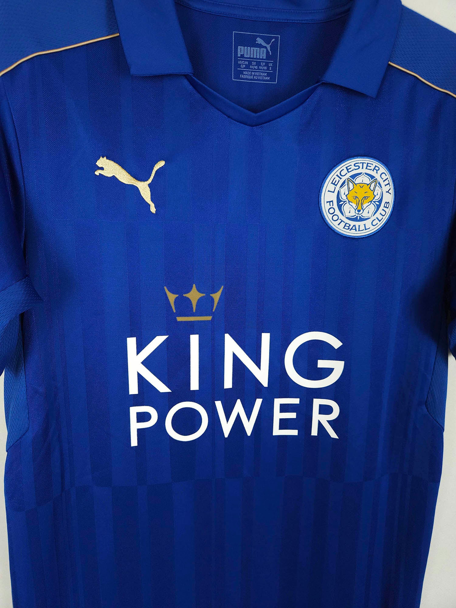 2016-17 Leicester City Home Shirt Vardy #9