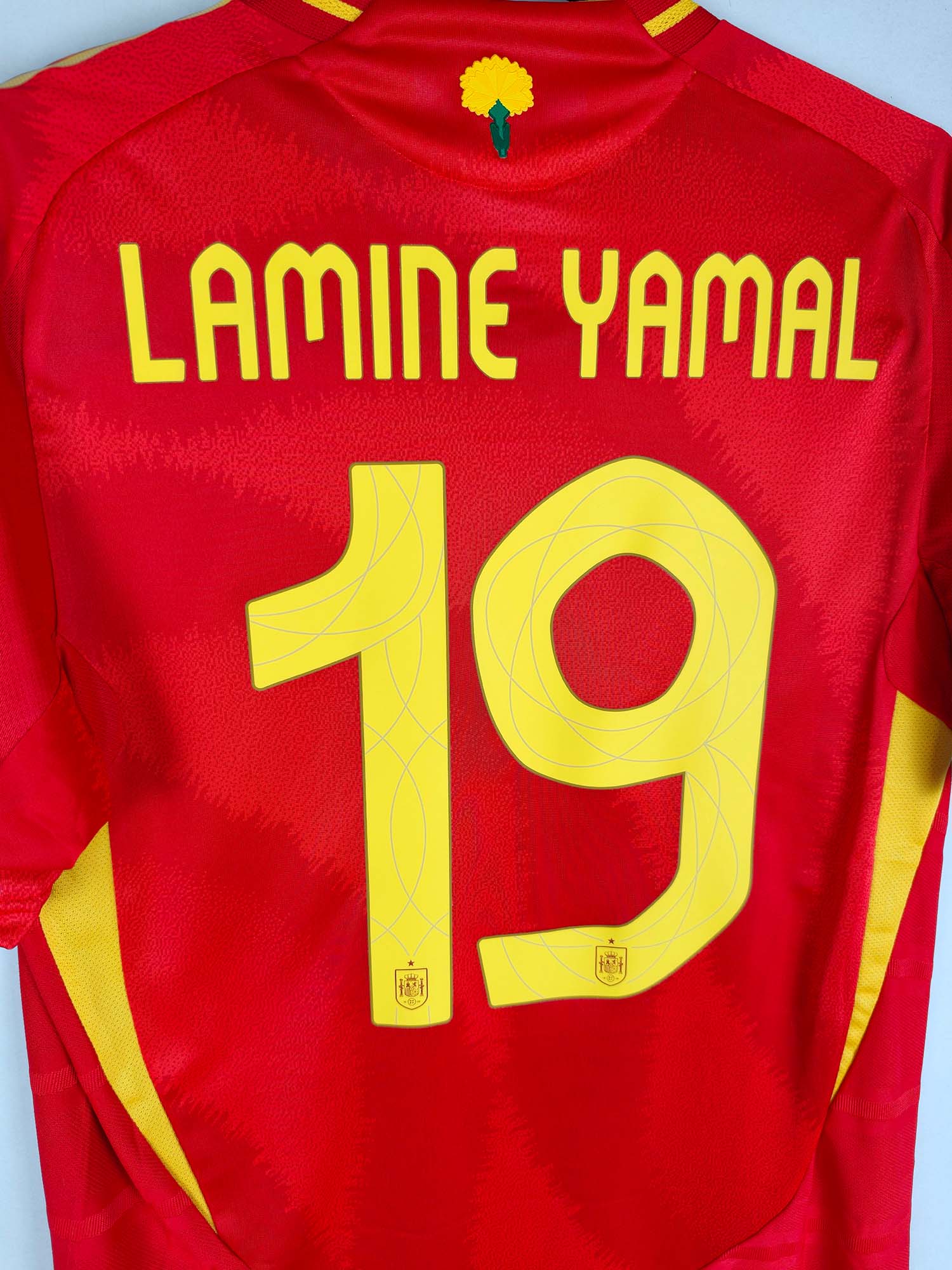 2024-25 Spain Home Shirt Lamine Yamal #19 (Pro)