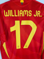 2024-25 Spain Home Shirt Williams Jr. #17 (Pro)