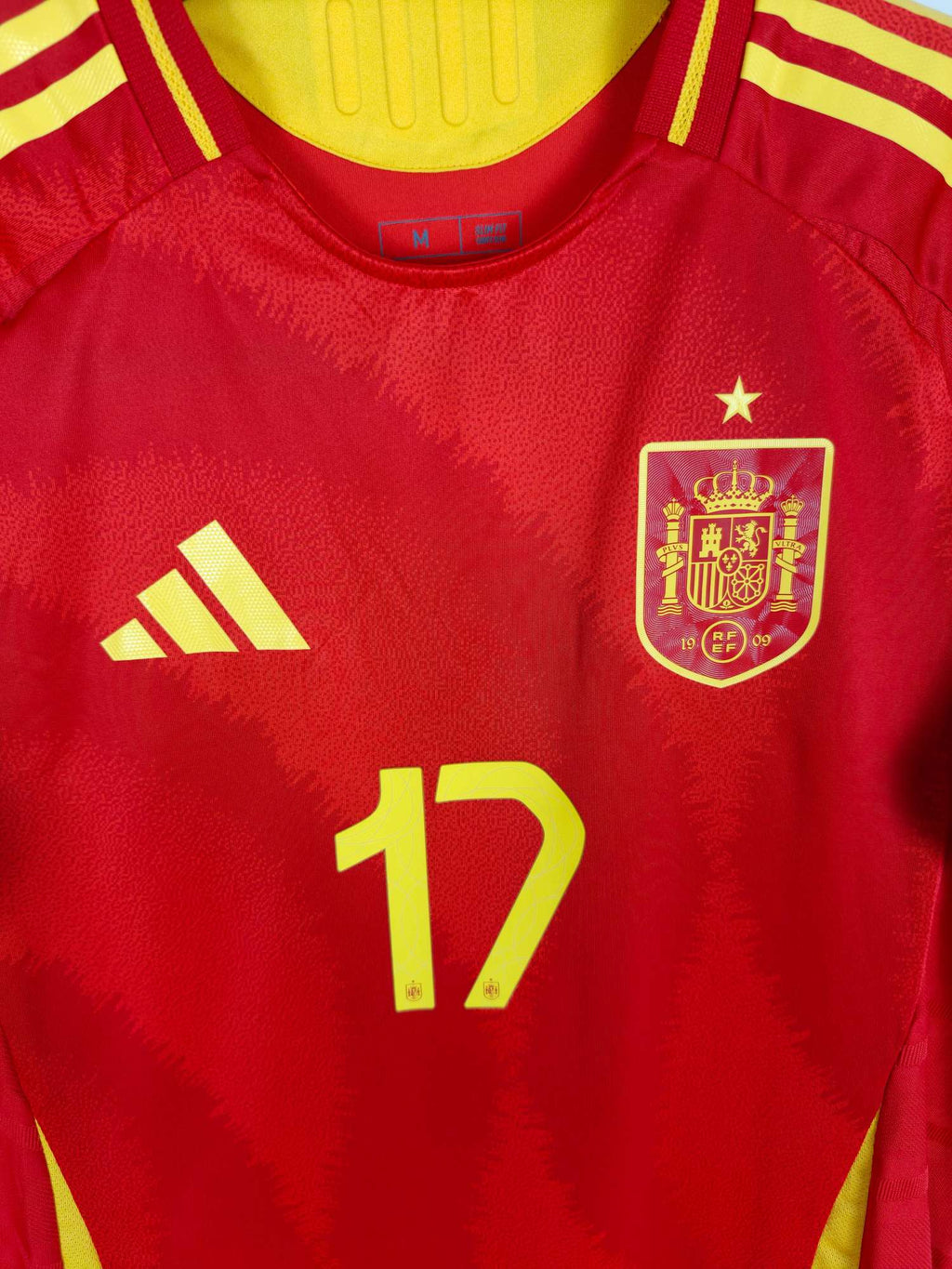2024-25 Spain Home Shirt Williams Jr. #17 (Pro)