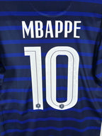 2020-21 France Home Shirt Mbappé #10