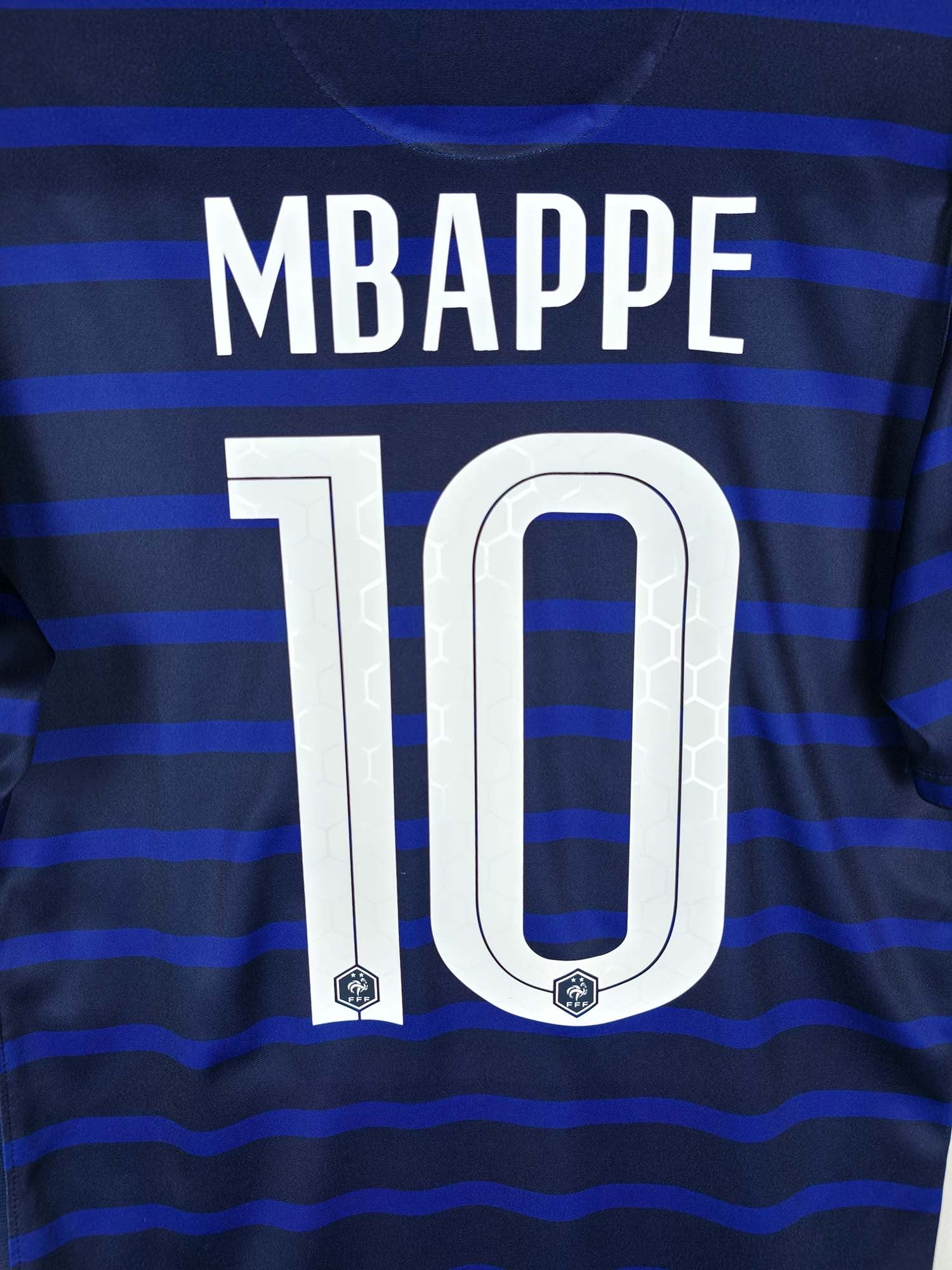 2020-21 France Home Shirt Mbappé #10