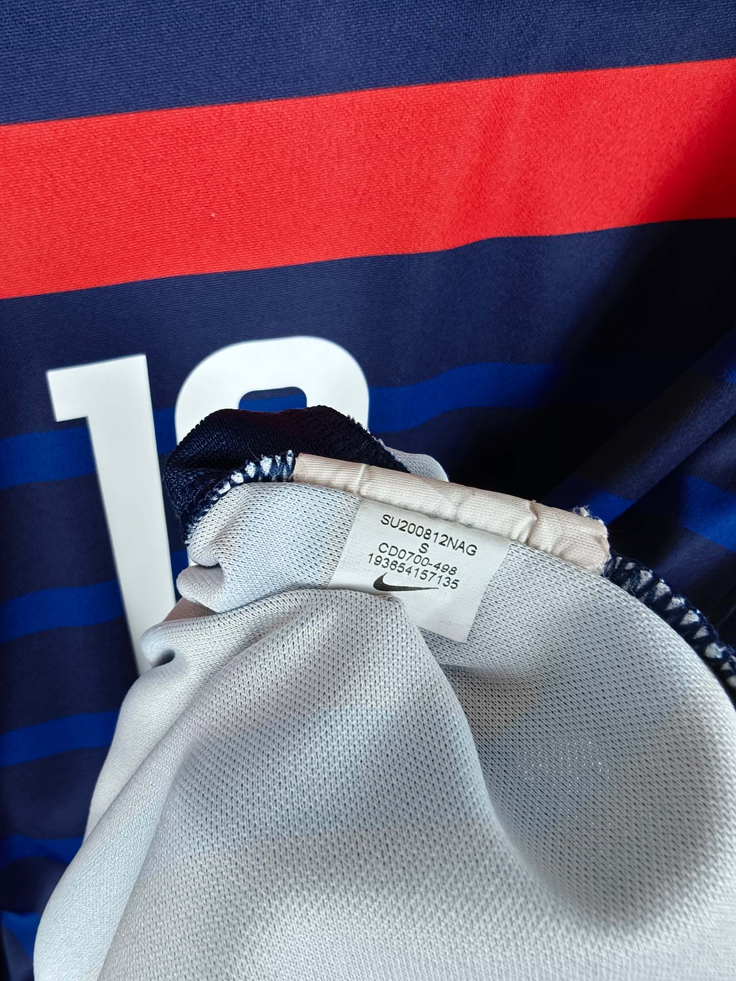 2020-21 France Home Shirt Mbappé #10