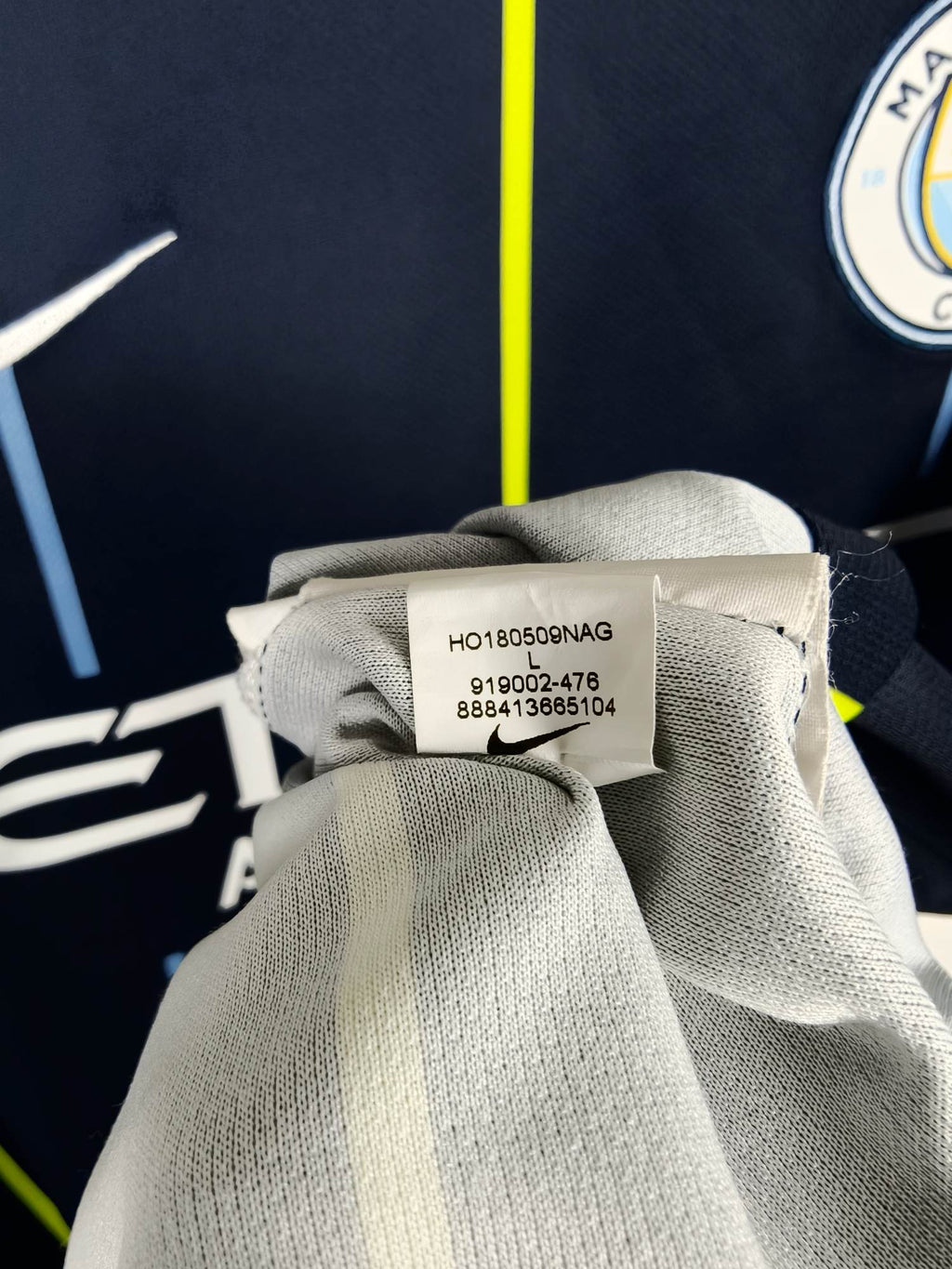 2018-19 Manchester City Away Shirt