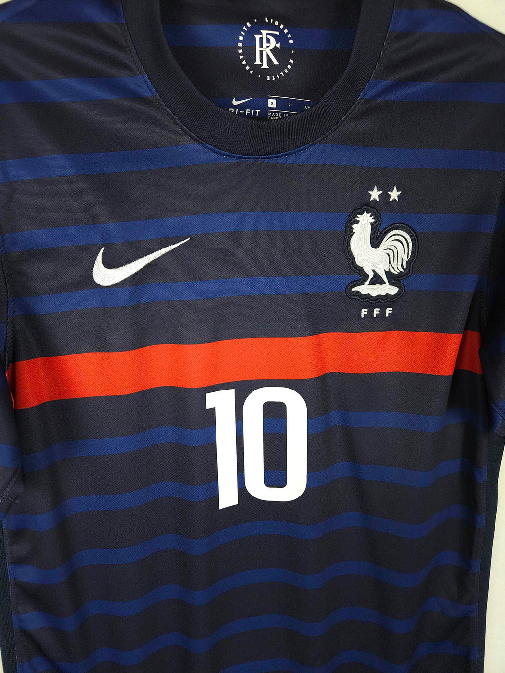 2020-21 France Home Shirt Mbappe #10