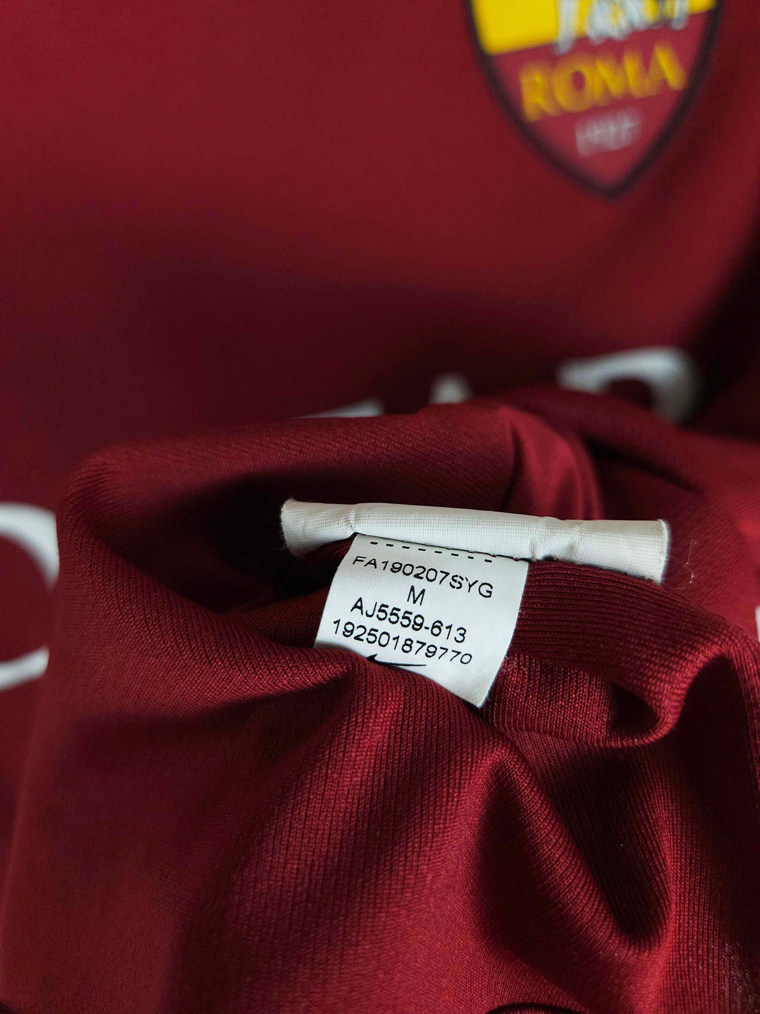 2019-20 AS Roma Home Shirt