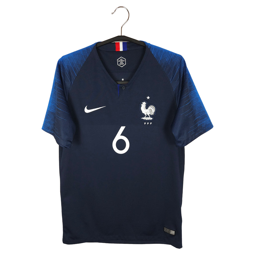 2018-19 France Home Shirt Pogba #6