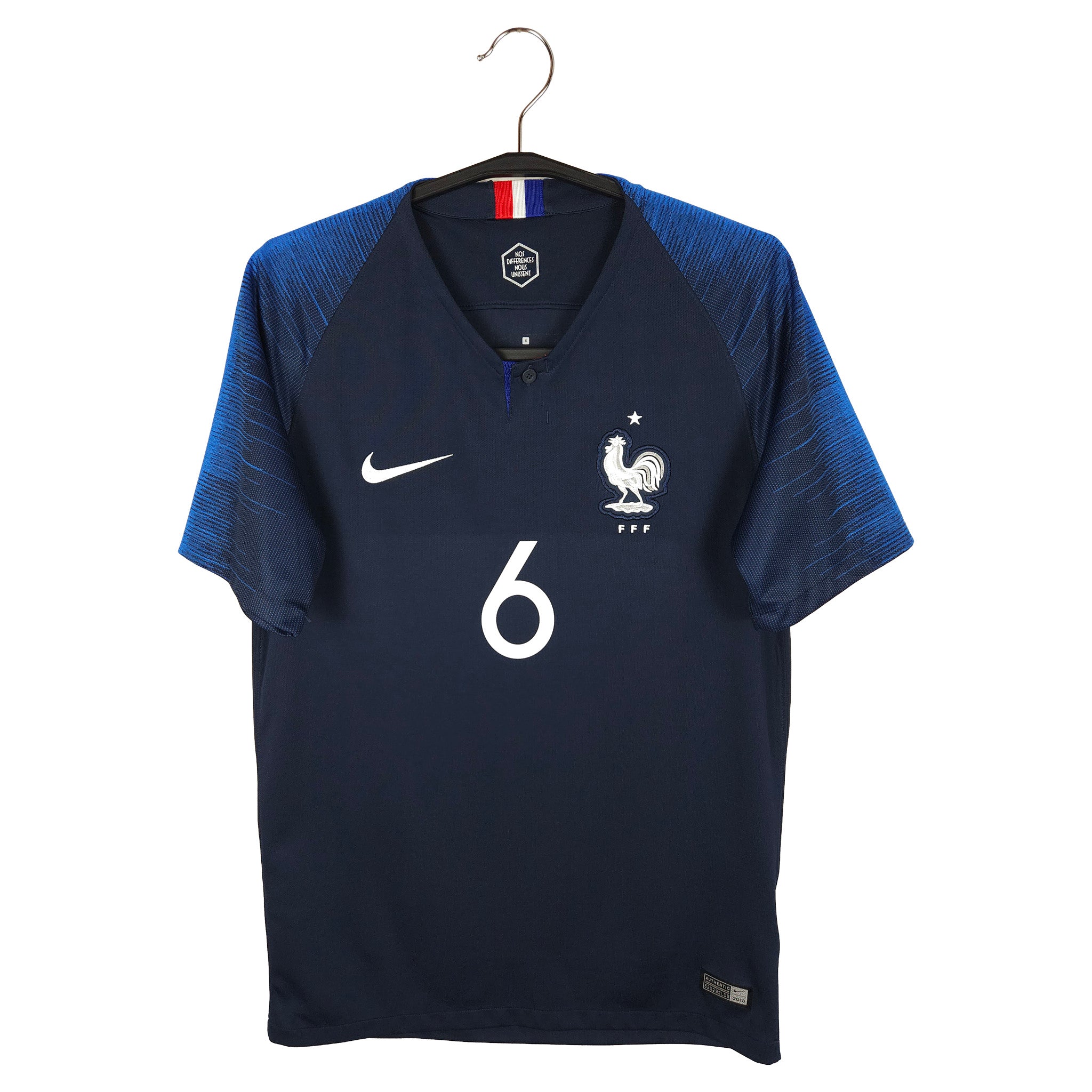 2018-19 France Home Shirt Pogba #6