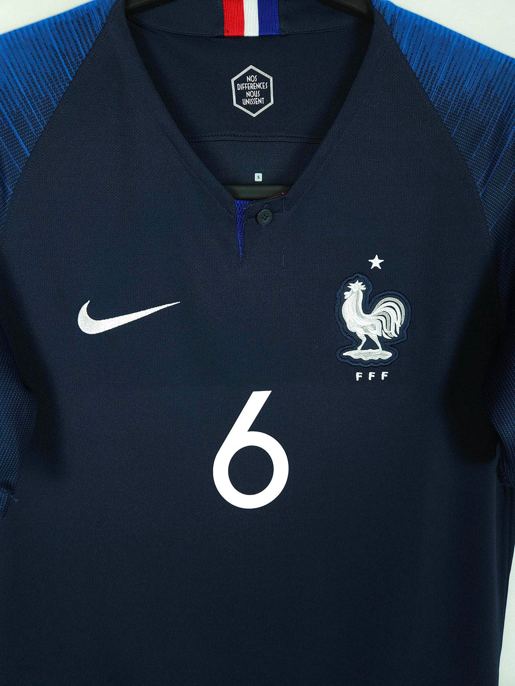 2018-19 France Home Shirt Pogba #6