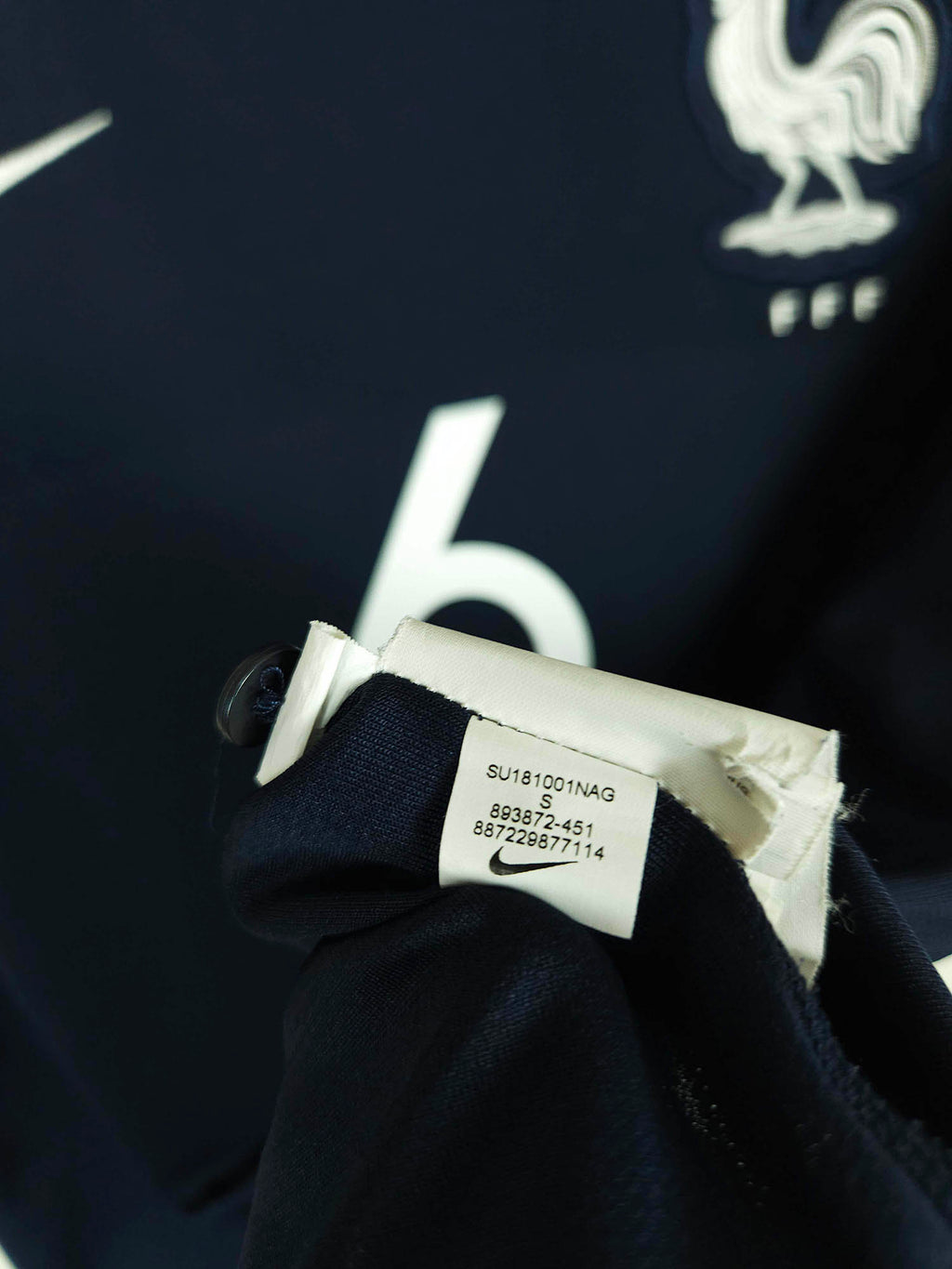 2018-19 France Home Shirt Pogba #6