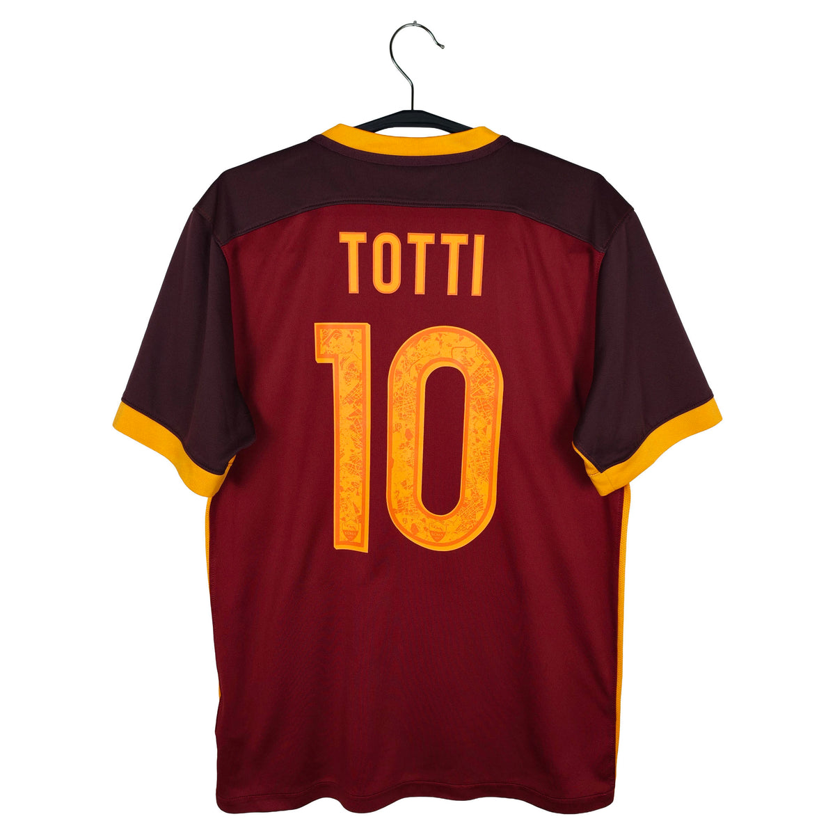 2015-16 AS Roma Home Shirt Totti #10 - back view