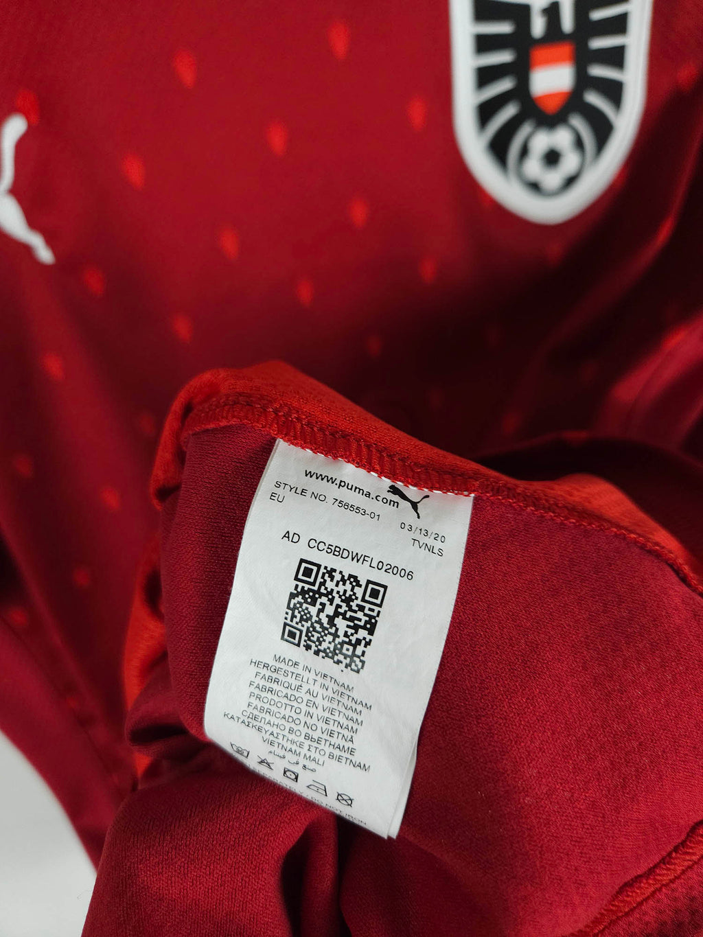 2020-22 Austria Home Shirt