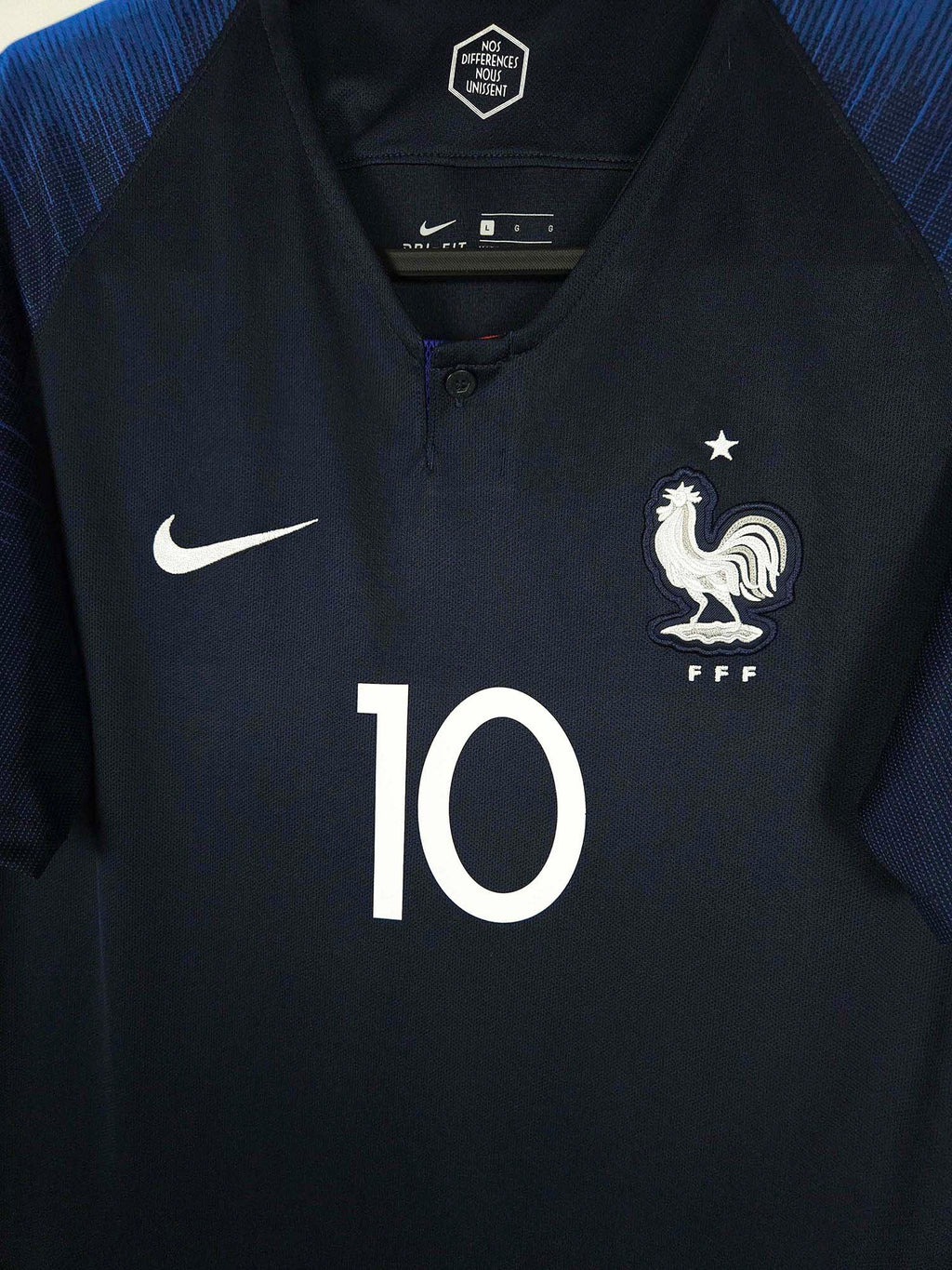 2018-19 France Home Shirt Mbappe #10