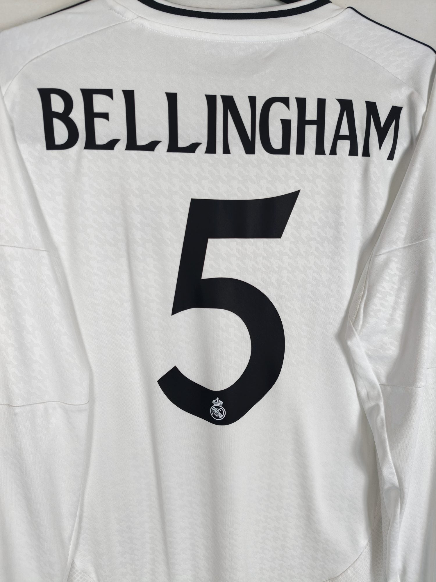 2024-25 Real Madrid Home Shirt Bellingham #5 (LS)