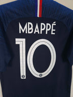 2018-19 France Home Shirt Mbappe #10