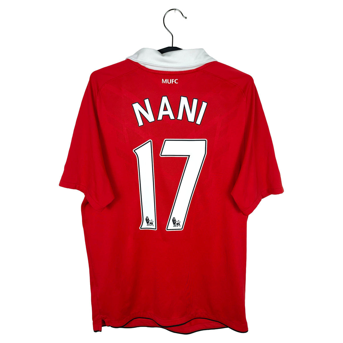 2010-11 Manchester United Home Shirt Nani #17 - back view