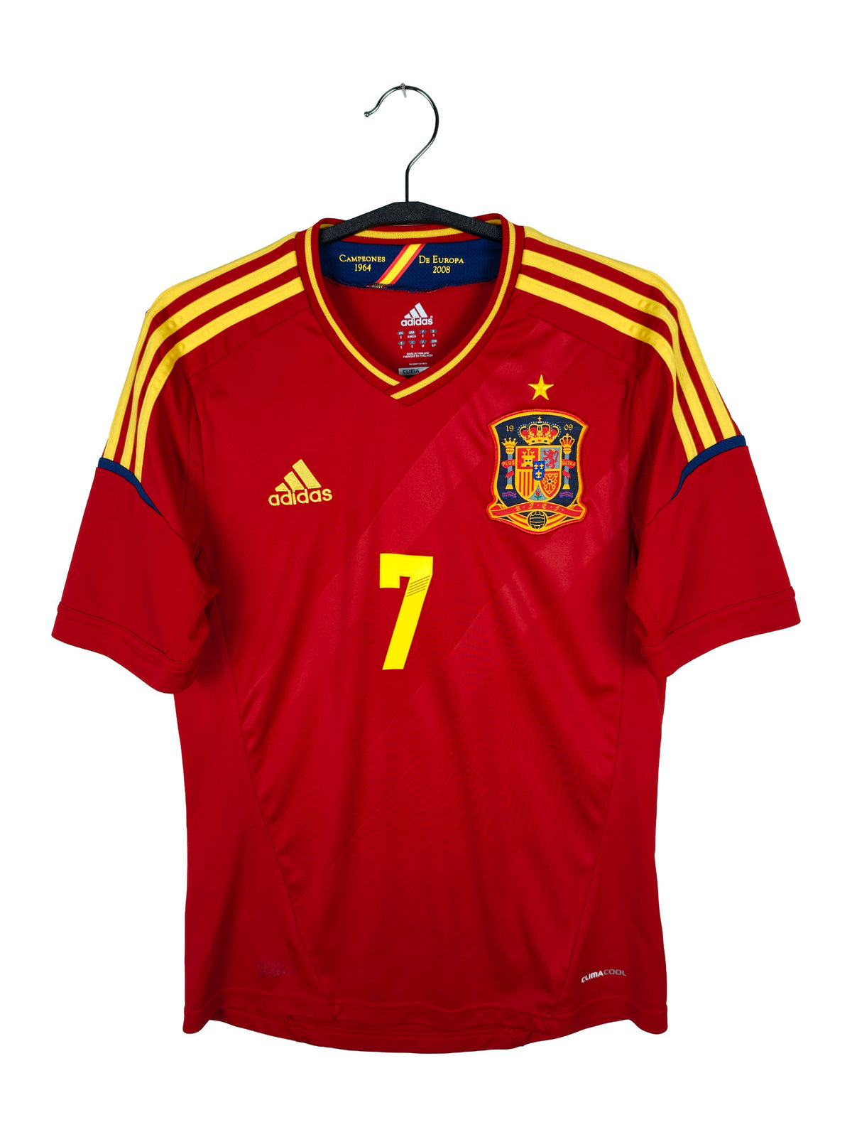 2011-12 Spain Home Shirt David Villa #7