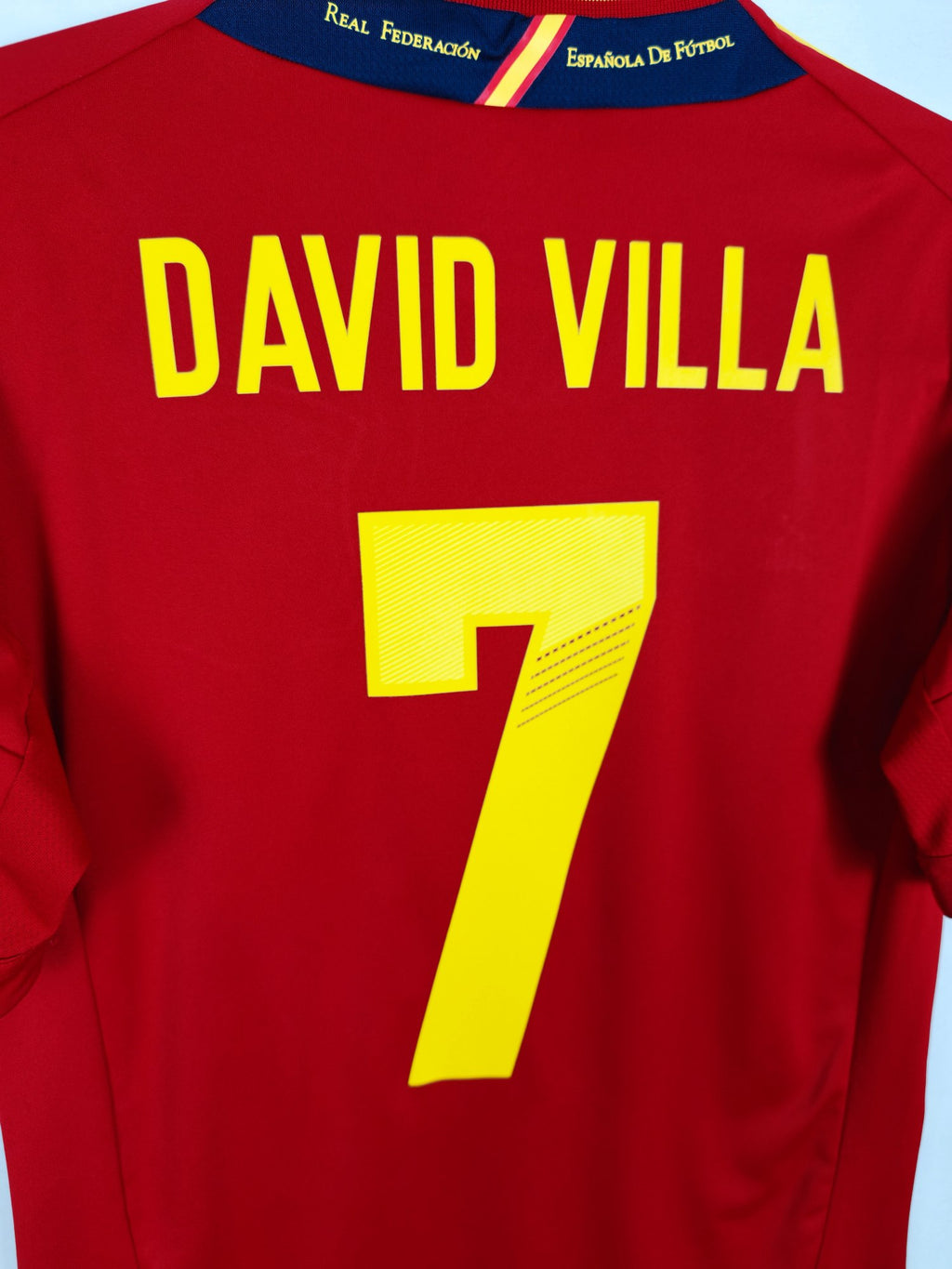 2011-12 Spain Home Shirt David Villa #7