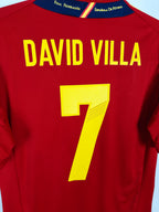 2011-12 Spain Home Shirt David Villa #7