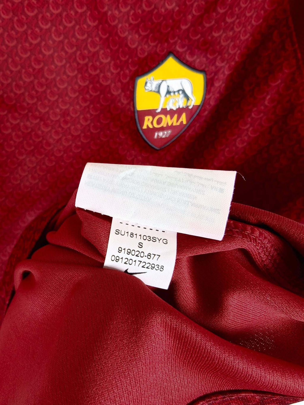 2018-19 AS Roma Home Shirt