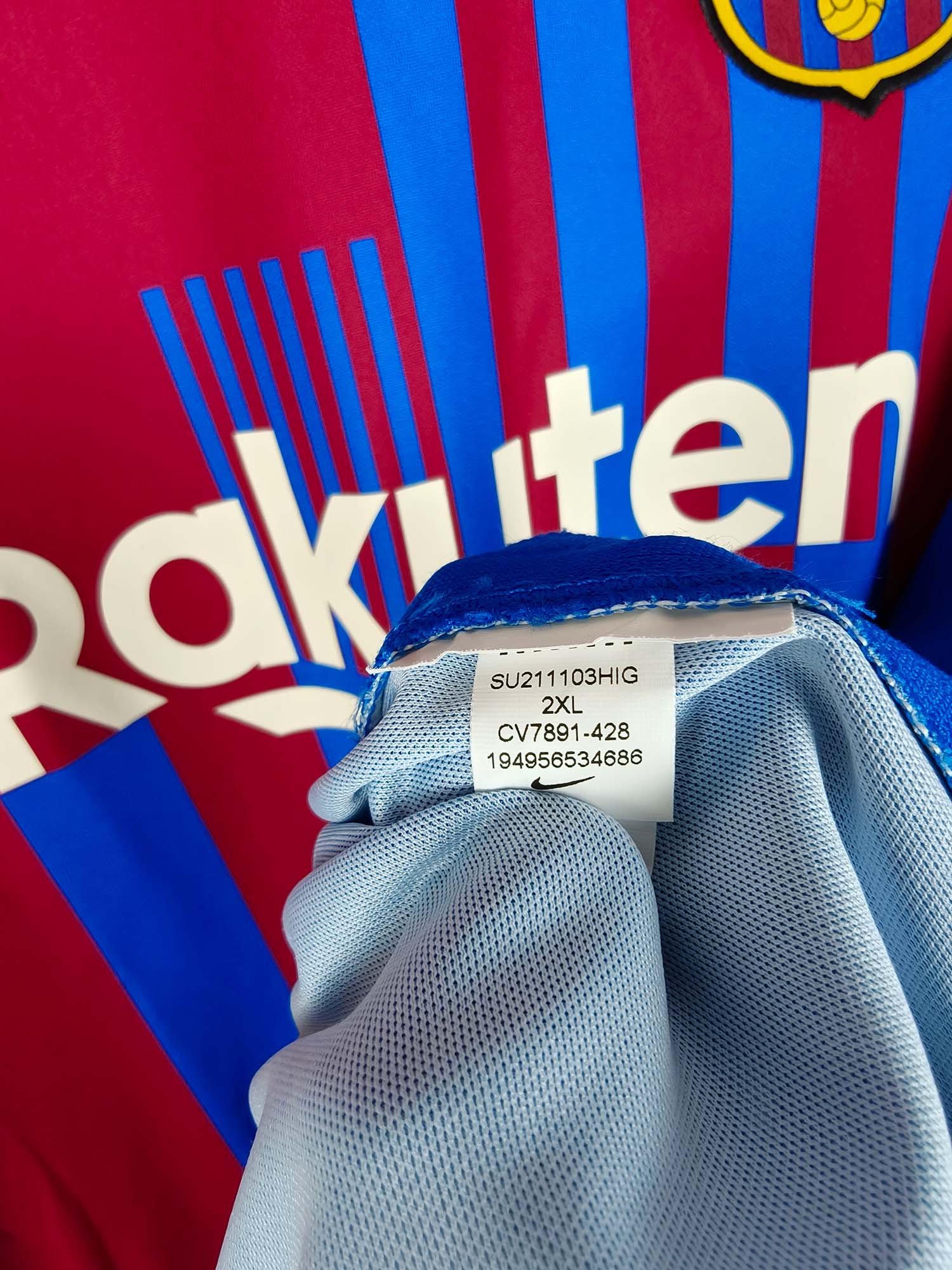 2021-22 Barcelona Home Shirt