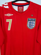 2006-08 England Away Shirt Beckham #7