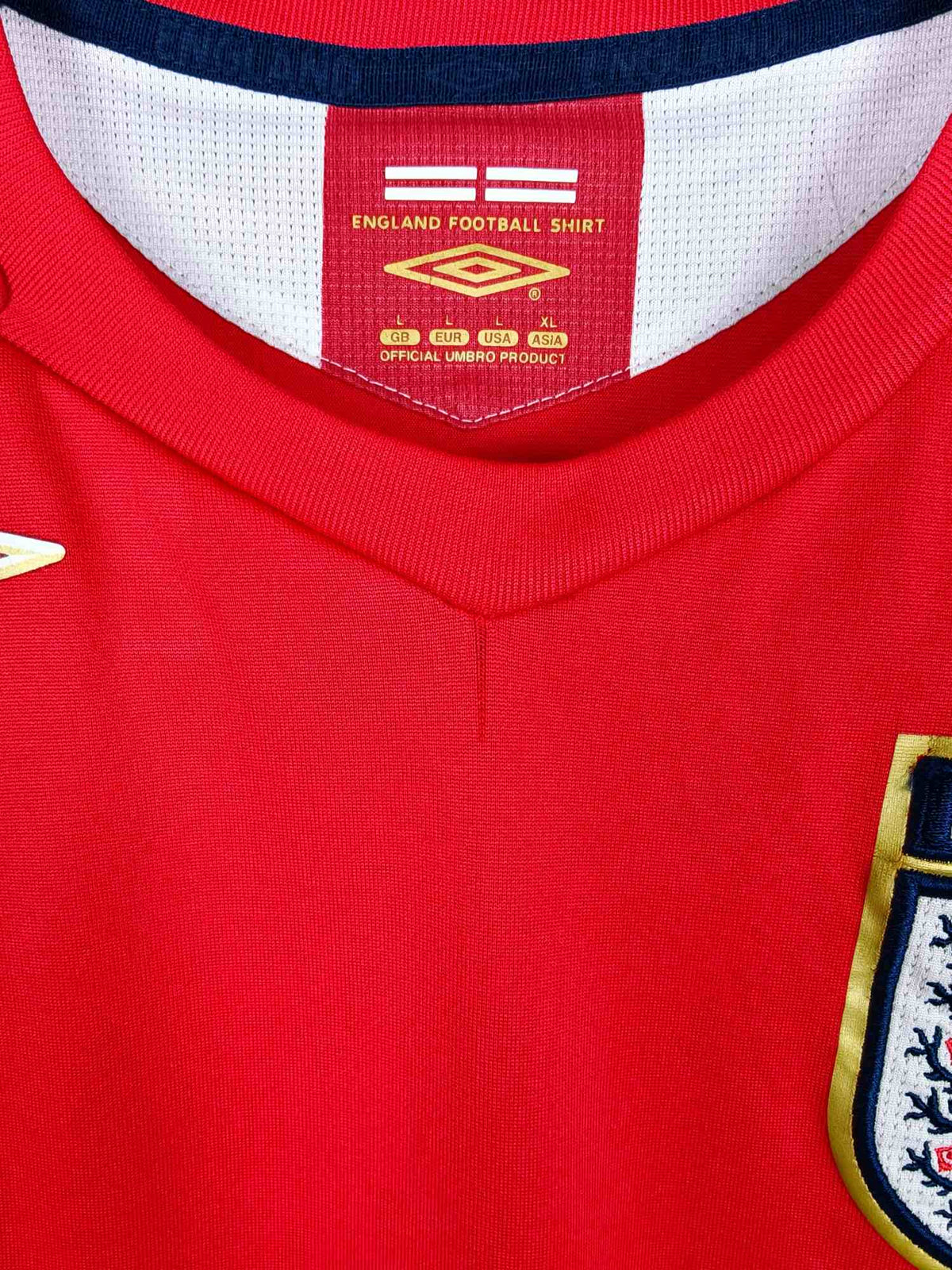 2006-08 England Away Shirt Beckham #7