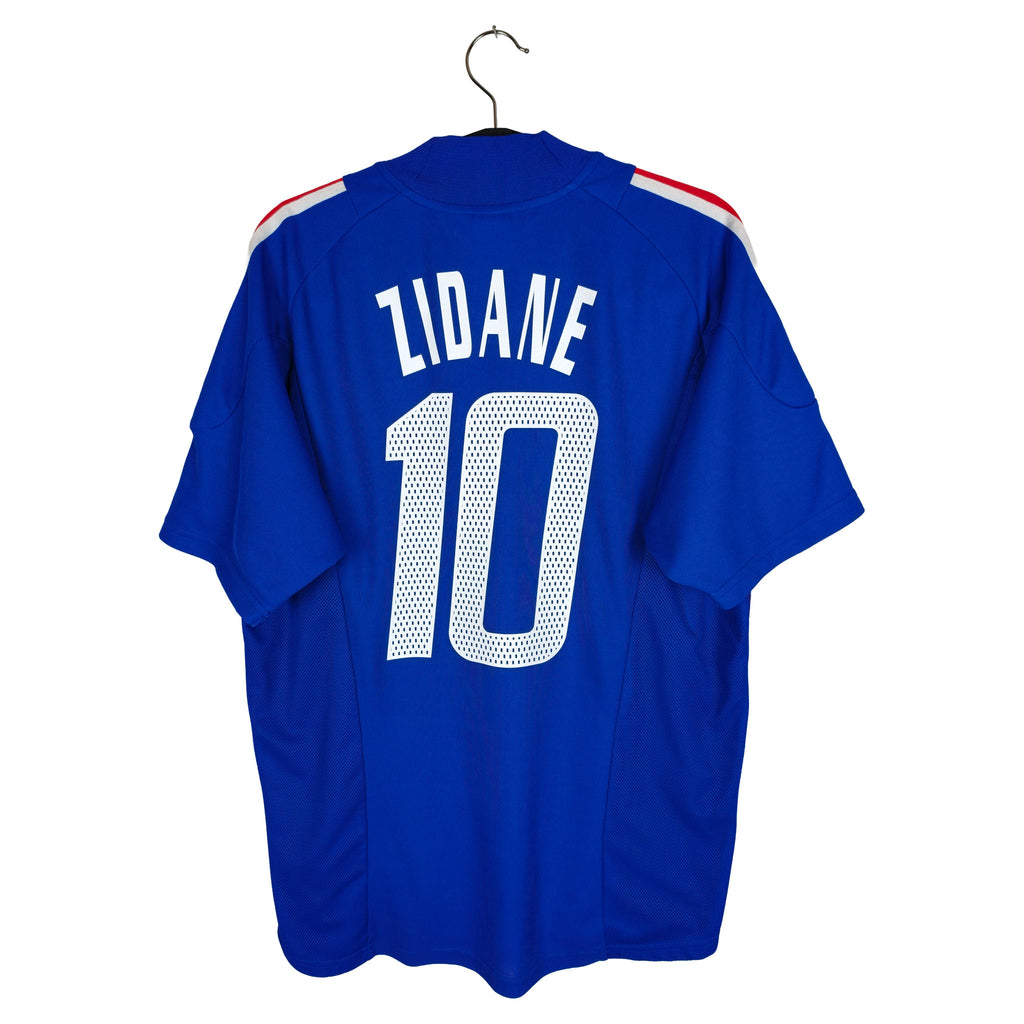 2002-04 France Home Shirt Zidane #10