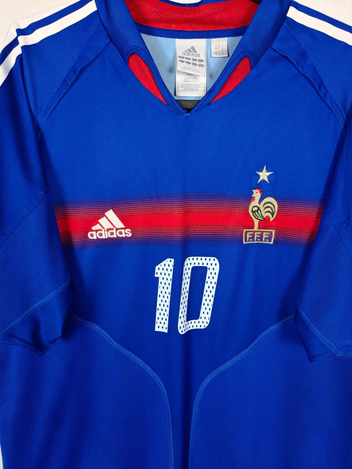 2004-06 France Home Shirt Zidane #10