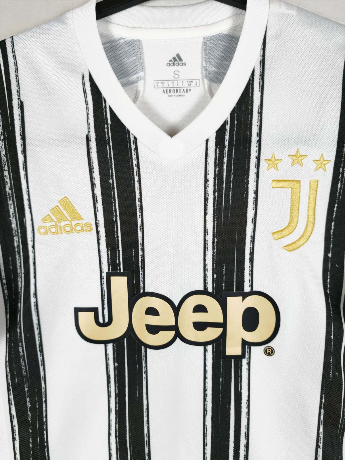 2020-21 Juventus Home Shirt Ronaldo #7 - detailed view