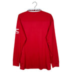 2022-23 Manchester United Home Shirt (LS) - back view