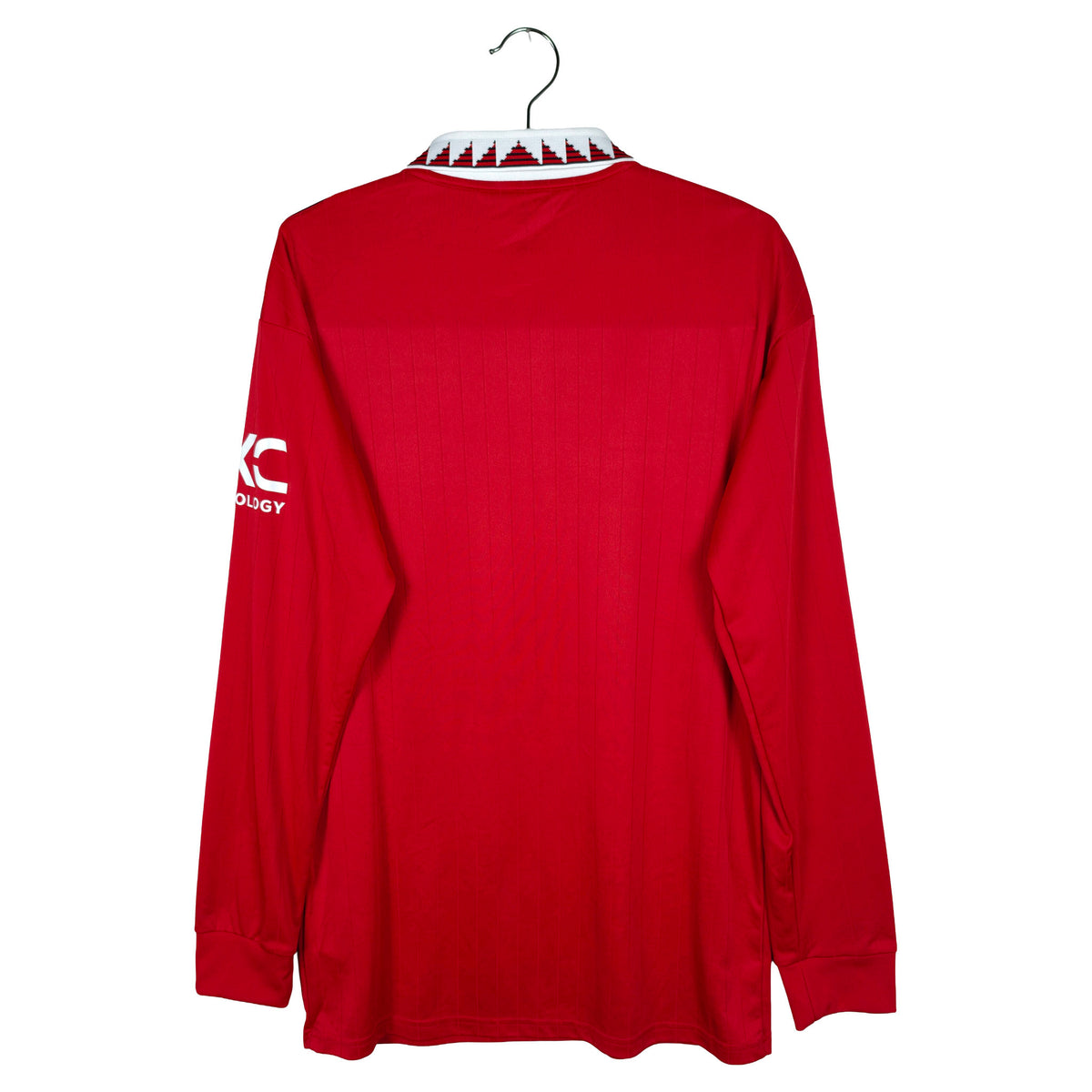 2022-23 Manchester United Home Shirt (LS) - back view