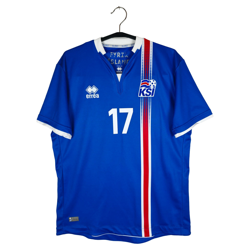 2016-18 Iceland Home Shirt Gunnarsson #17