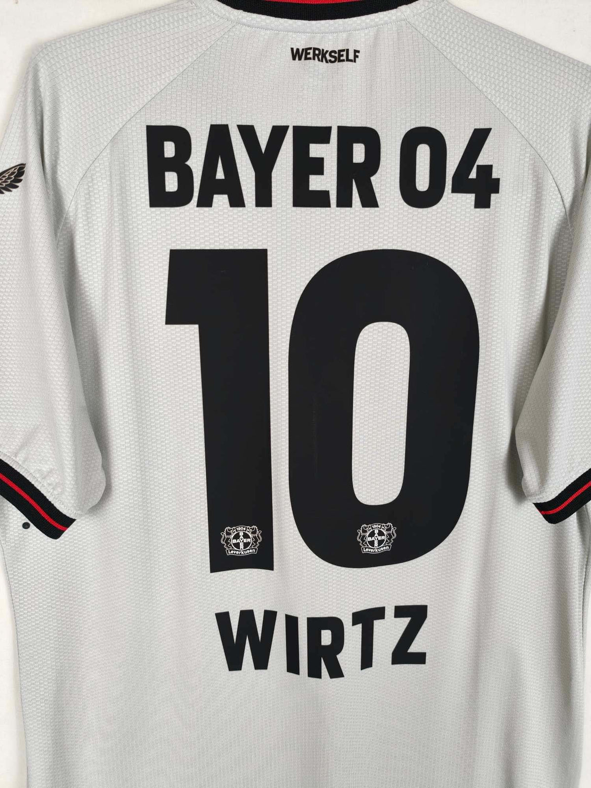 2023-24 Bayer Leverkusen Away Shirt Wirtz #10 (Pro) - detailed view