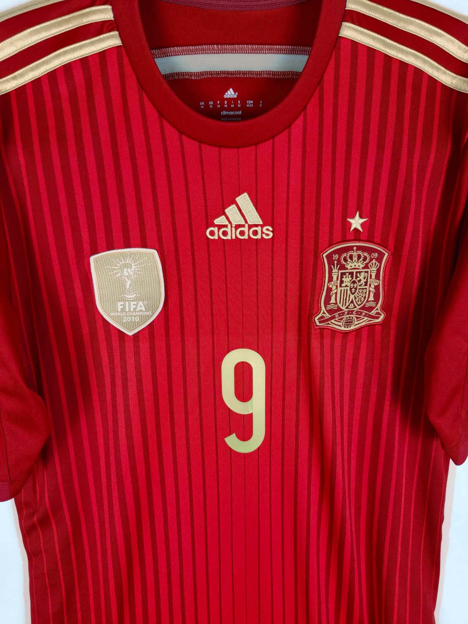 2014-15 Spain Home Shirt Torres #9