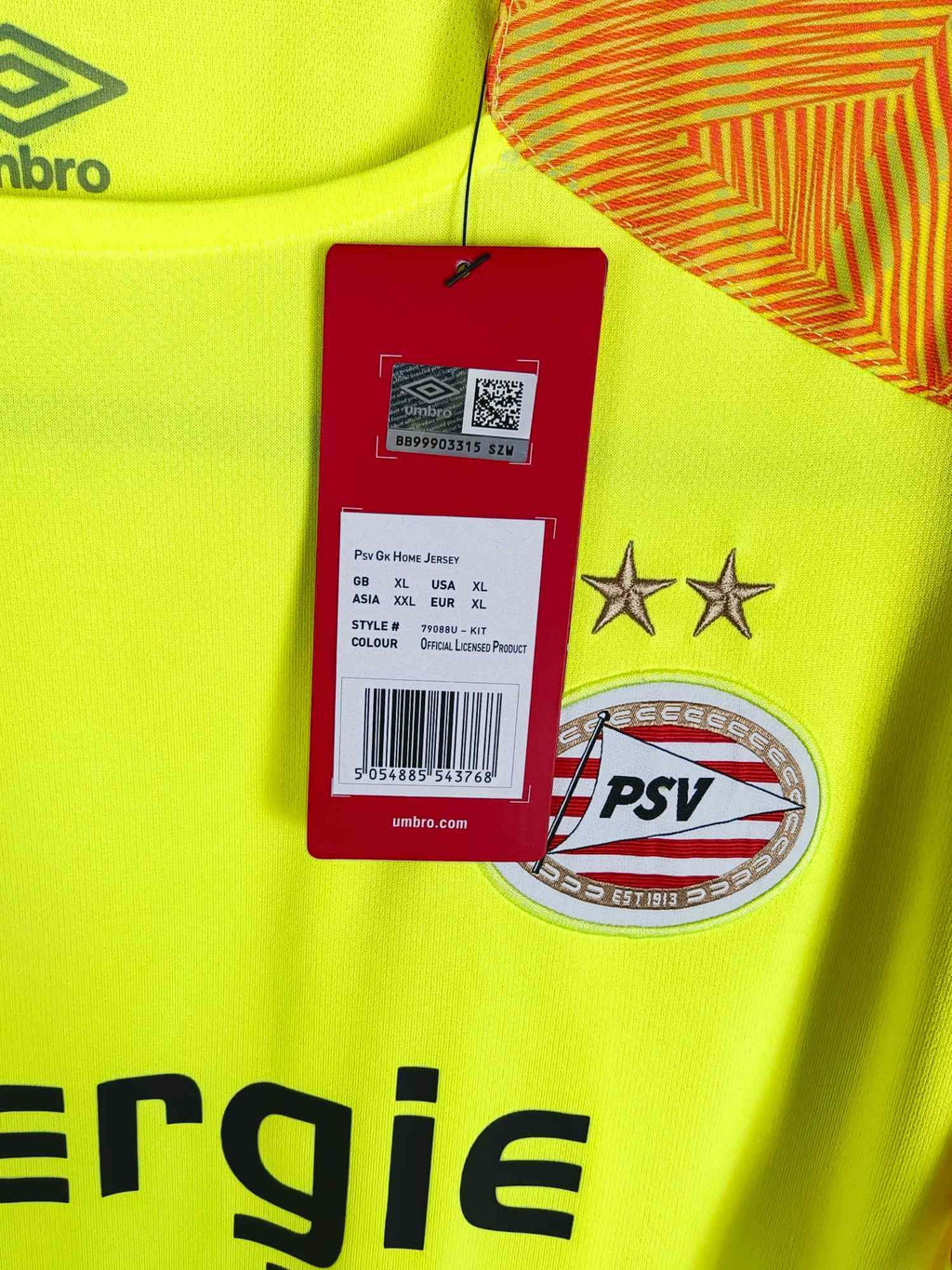 2018-19 PSV Goalkeeper Shirt