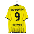 2011-12 Borussia Dortmund Home Shirt Lewandowski #9 - back view