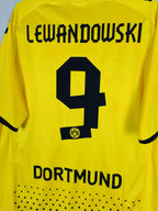2011-12 Borussia Dortmund Home Shirt Lewandowski #9 - detailed view