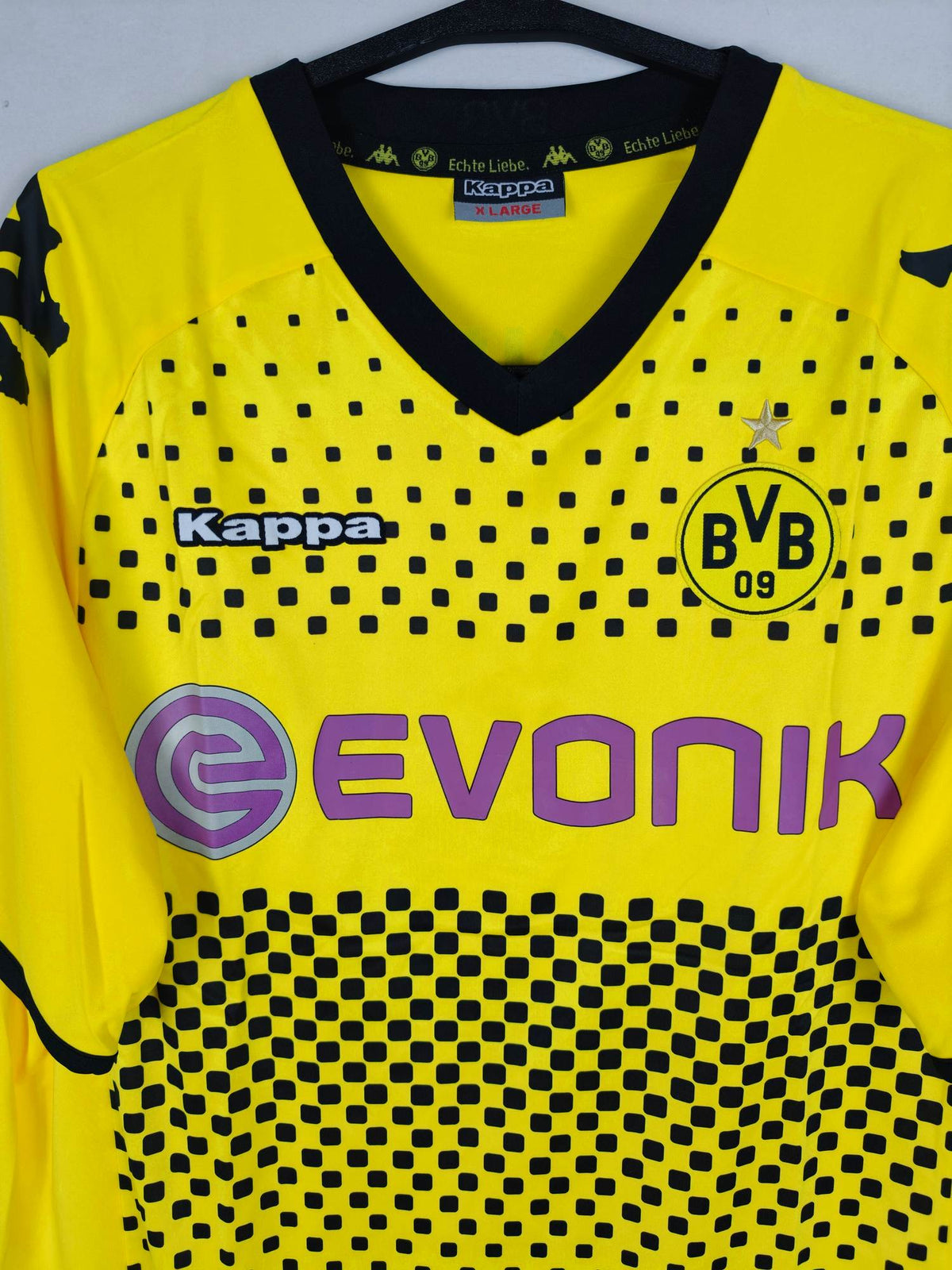 2011-12 Borussia Dortmund Home Shirt Lewandowski #9 - detailed view