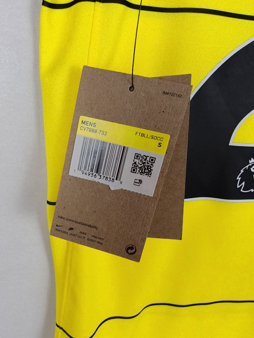 2021-22 Chelsea Away Shirt James #24 - detailed view