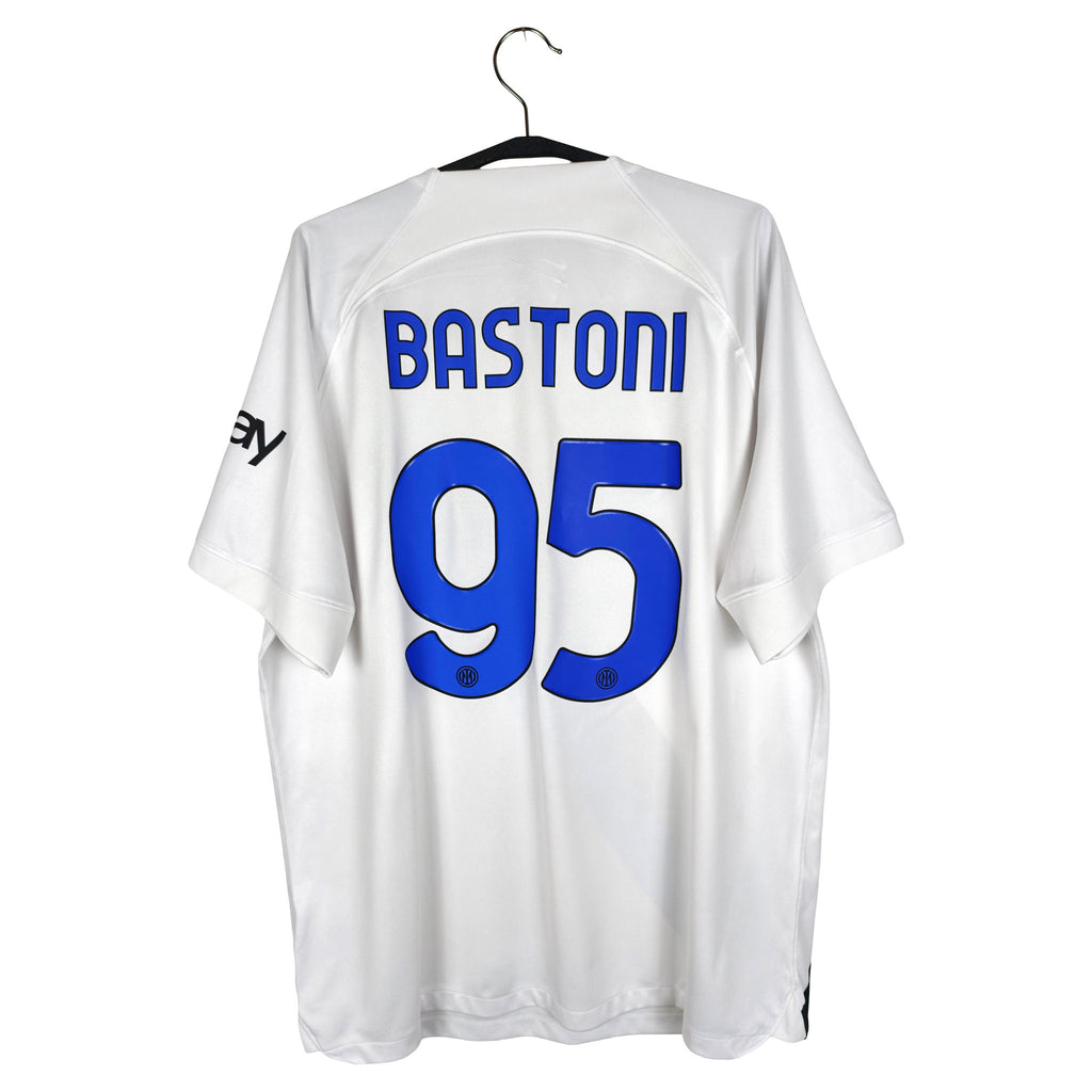 2023-24 Inter Milan Away Shirt Bastoni #95 - back view