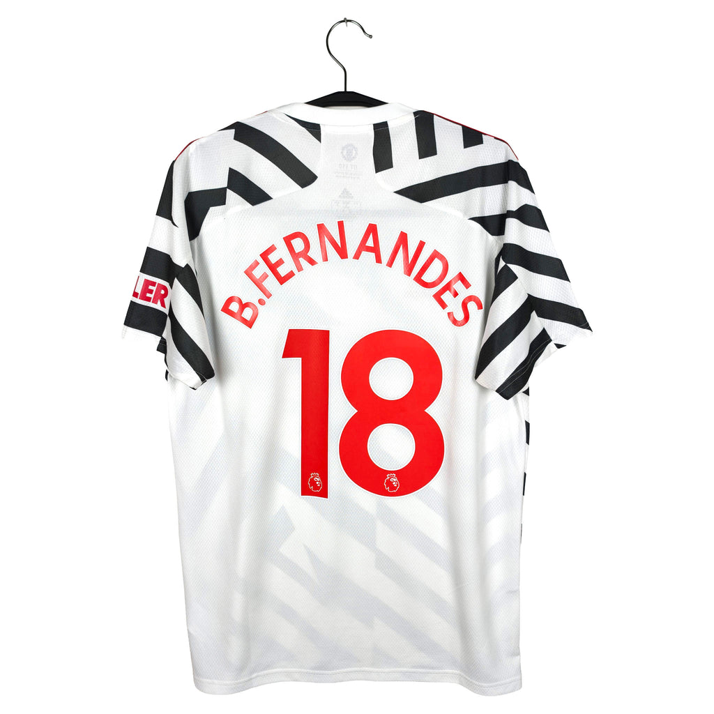 2020-21 Manchester United Third Shirt B. Fernandes #18 - back view