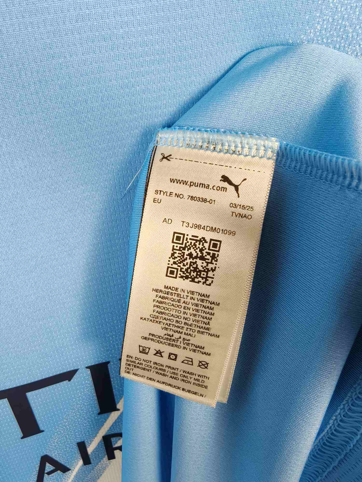 2025-26 Manchester City Home Shirt