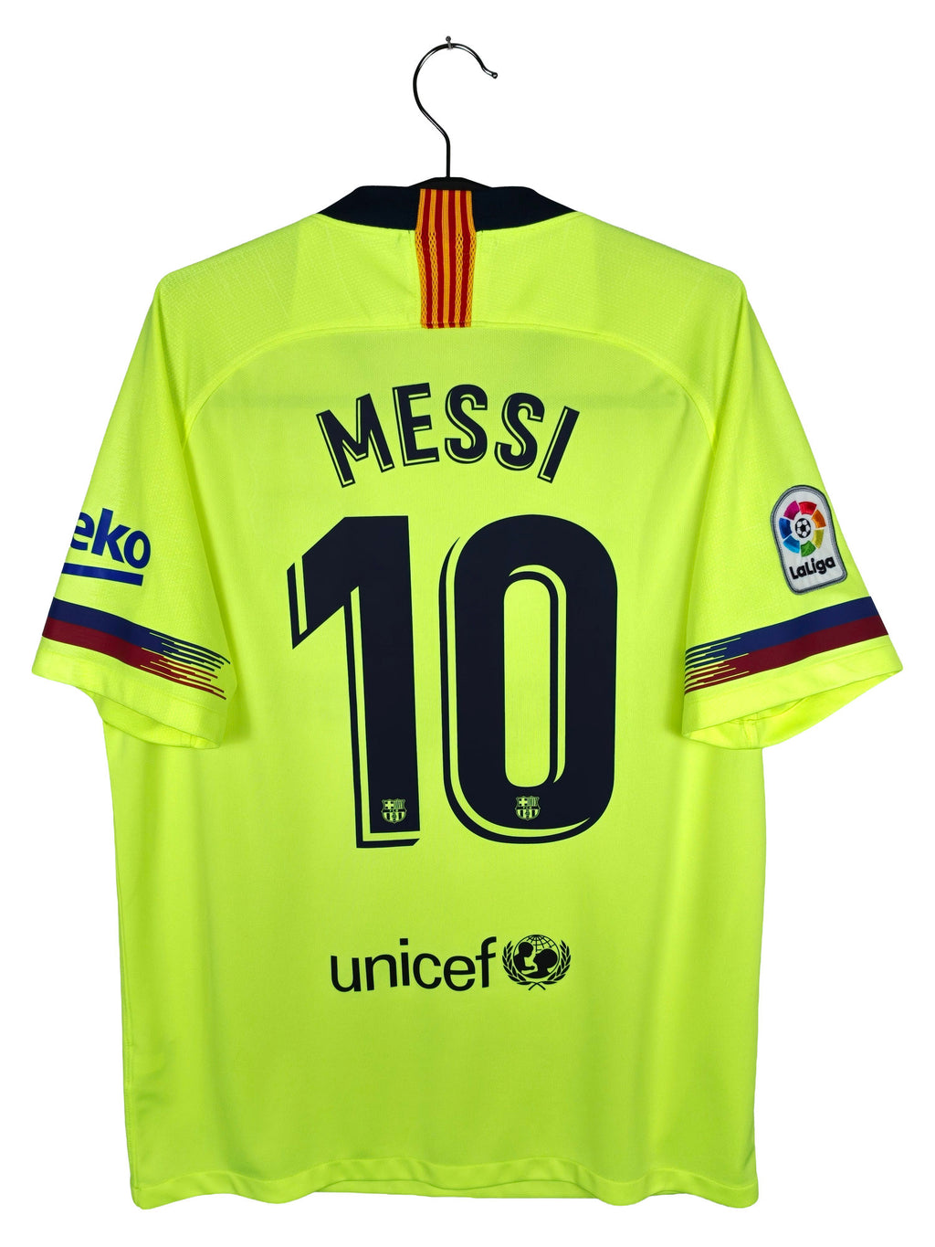 2018-19 Barcelona Away Shirt Messi #10