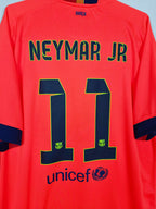 2014-15 Barcelona Away Shirt Neymar Jr #11 - detailed view