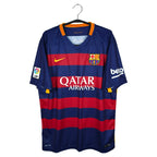 2015-16 Barcelona Home Shirt Suárez #9 - front view
